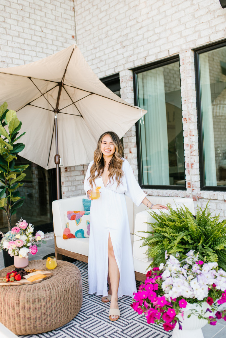 DESIGNING OUR OUTDOOR PATIO WITH WORLD MARKET Annie Mescall