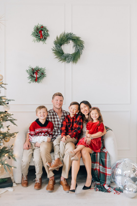 Why you should take your Christmas Card Photos At Home